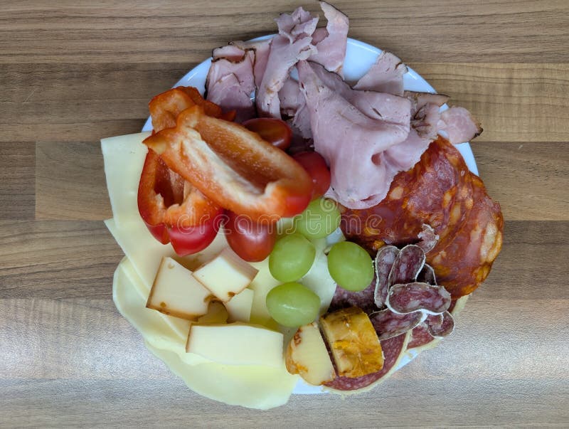 Small healthy dinner from the czech republic stock fotografie