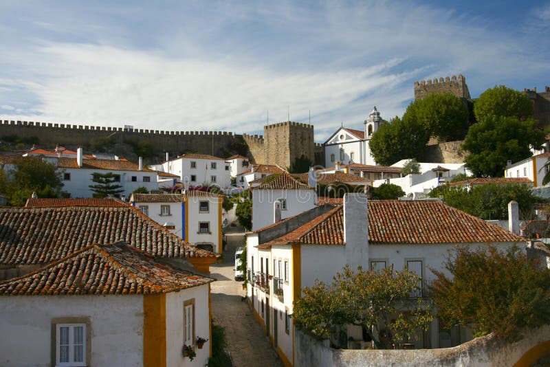 Small Historical European town Obidos