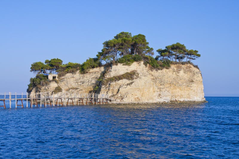 Small islet Agios Sostis