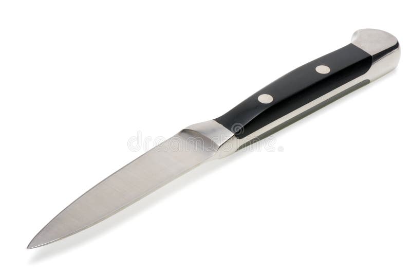 Small kitchen knife stock photo. Image of isolated, tool 13363424