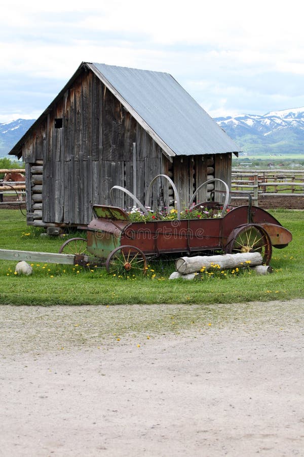 Small old house on ranch