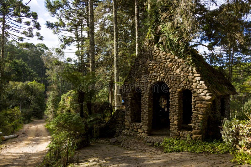 Small old stone church stock photography Small old stone church stock photography