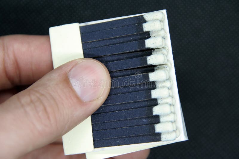 Small Paper Cardboard Matches. Paper Matches Stock Image Image of