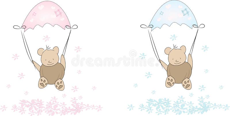 Small parachute bears