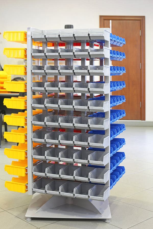 Parts Storage Organizer stock image. Image of rack, store - 150061033