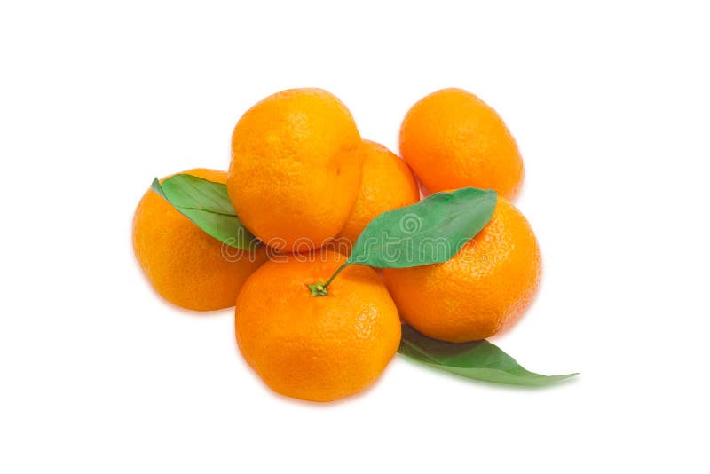 Pile of Mandarin Oranges and Peeled Mandarin Orange Stock Image Image