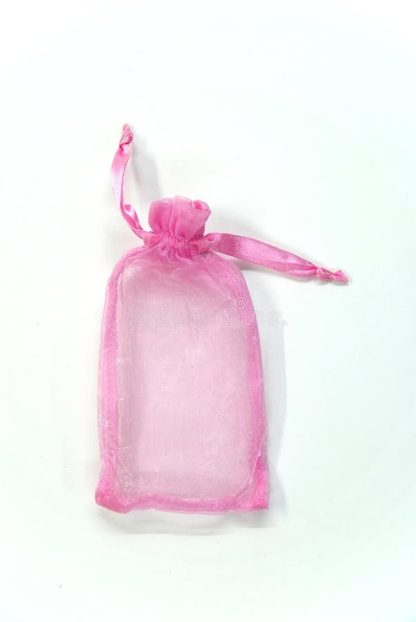Small pink bag royalty free stock image