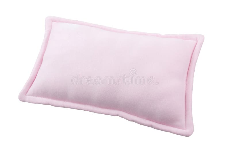 Small pink pillow stock photos