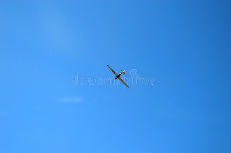 Small plane in flight stock photo. Image of wings, details 242030274