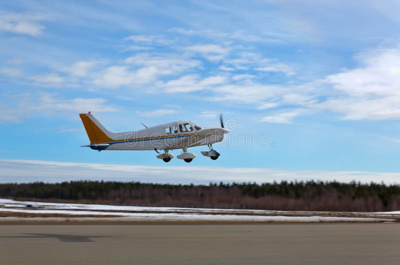 Small Plane Taking Off