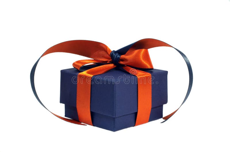 Small present box isolated