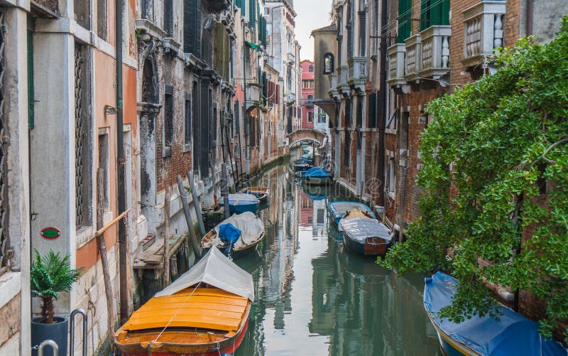 Small canal in Venice stock image Small canal in Venice stock image