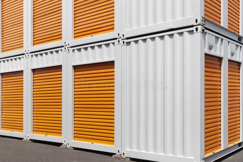 Rental Storage Units stock photo. Image of storage, space 9623394