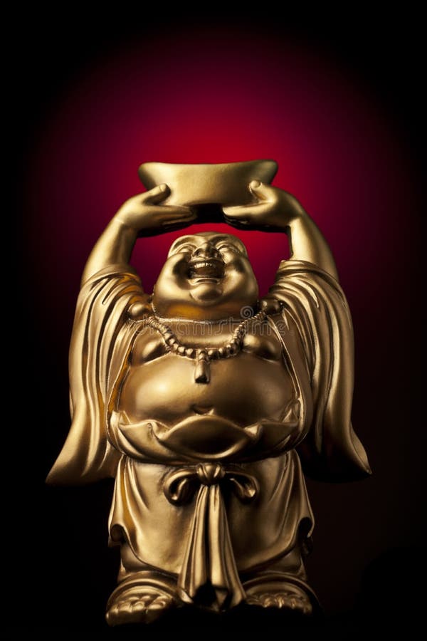 Red Prosperity Buddha stock image. Image of fortune, copy 4546997