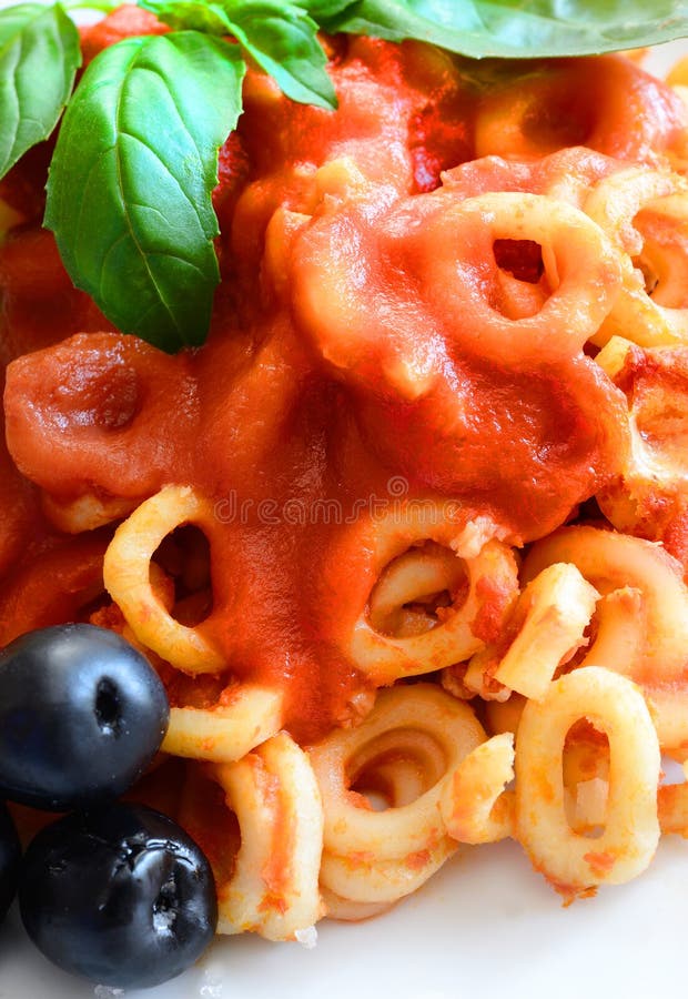 Small Rings of Sicilian Pasta Stock Image Image of olives, sicilian