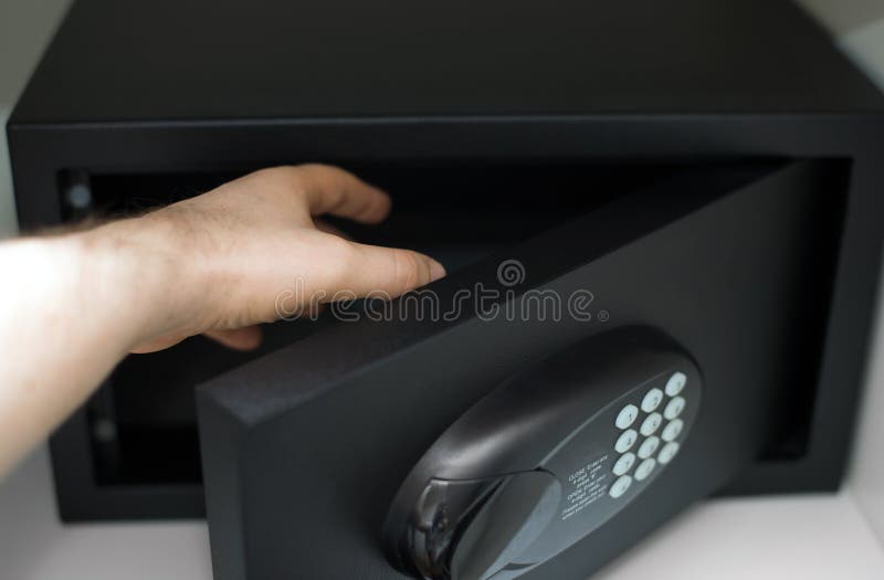 Small safe. stock images