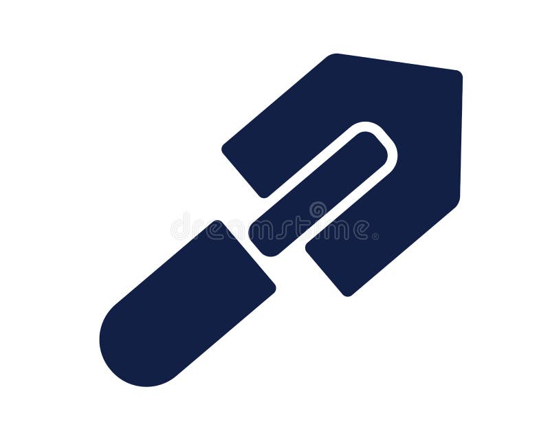 Small shovel icon glyph cool cute icon pack stock illustration Small shovel icon glyph cool cute icon pack stock illustration