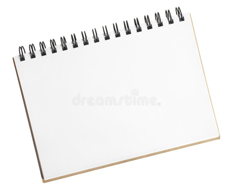Small Sketch Pad stock image. Image of isolated, spiral 25114929