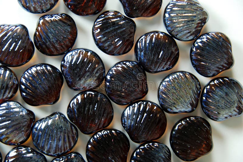 Small smooth glass shells