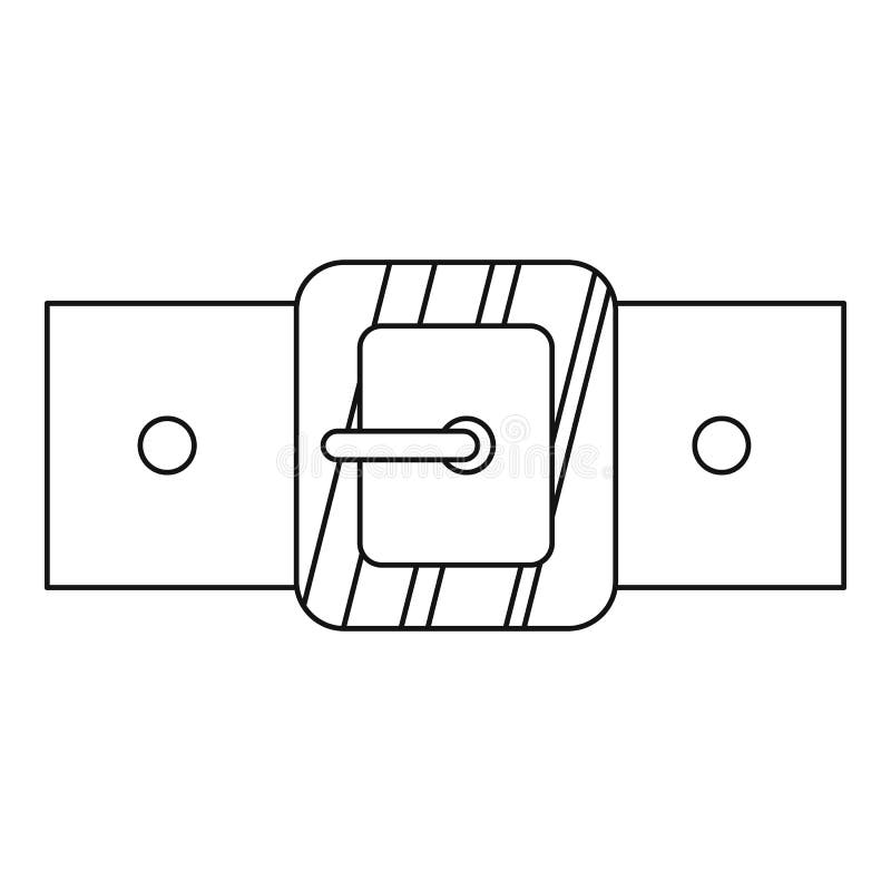 Buckle Outline Stock Illustrations – 3,663 Buckle Outline Stock ...