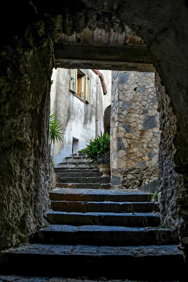 The Old Town of Salerno, Iyaly. Stock Image - Image of southern, life ...