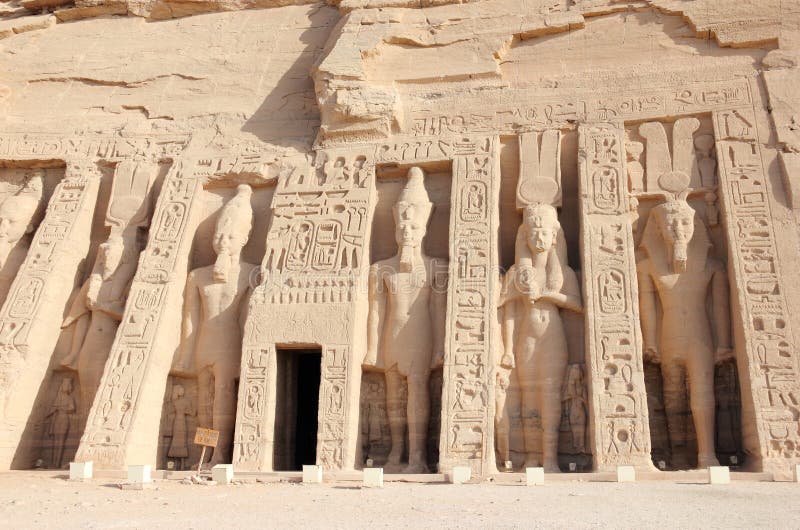 The Small Temple of Nefertari. Abu Simbel, Egypt.