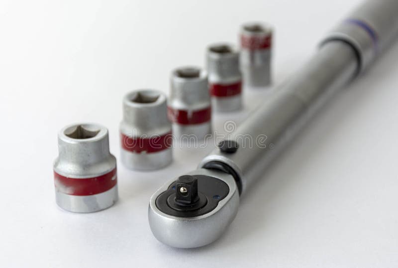 small-torque-wrench-ratchet-with-cap-heads-isolated-on-white-background