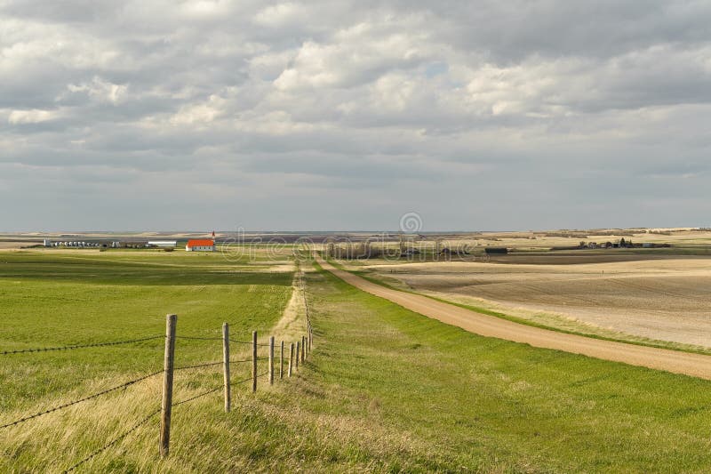 Small village of Canadian Prairies