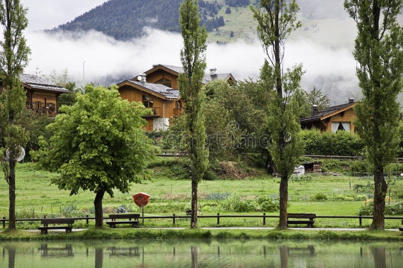 The small village of Le Praz