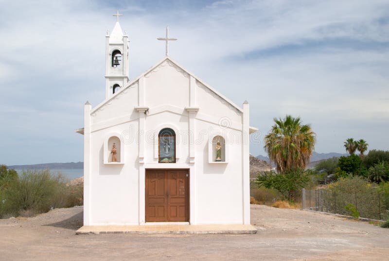 Small white church