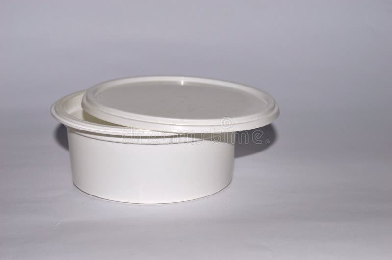 Small White Plastic Box with a Lid Stock Image Image of shadow, petite 164797715