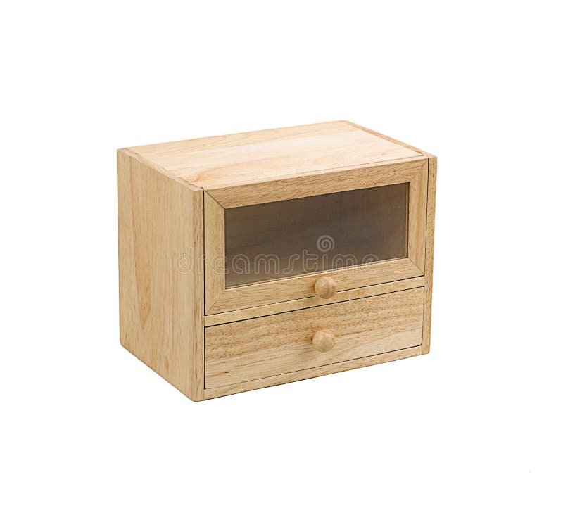 Cabinet with rows of small wooden drawers Stock Photo by Photology75