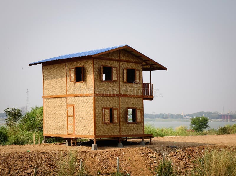 Small Wooden House in Mandalay, Myanmar Stock Photo Image of nuns
