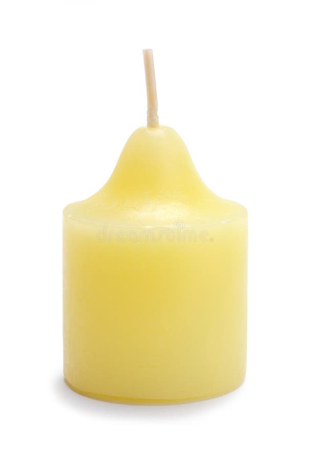 Yellow Candle in a Dark Room Stock Image Image of alloy, mood 192157