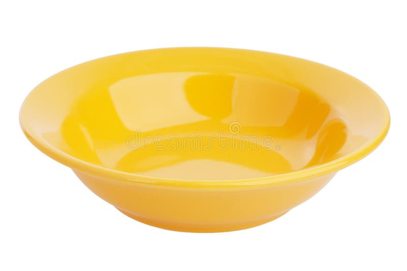 Small yellow ceramic bowl stock photo. Image of dinnerware 23048072