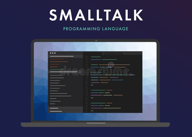 Smalltalk Programming Language Stock Vector - Illustration of ...