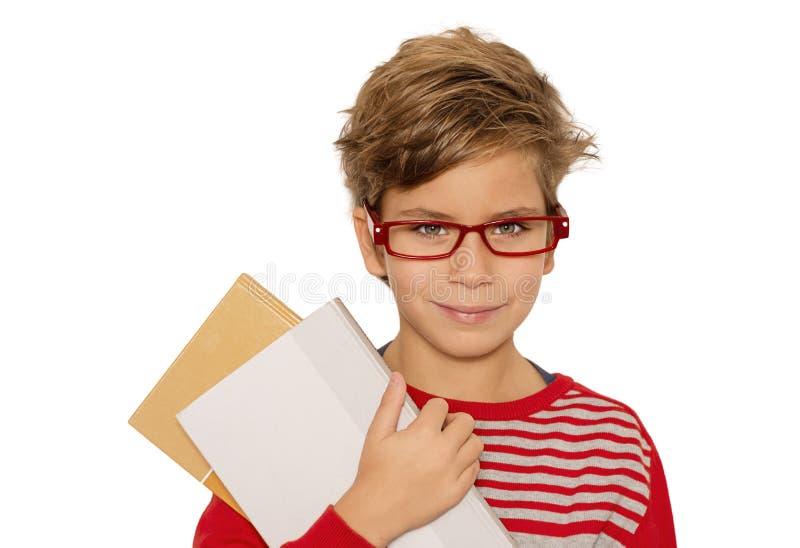 Cute Blonde Boy with Glasses - wide 2