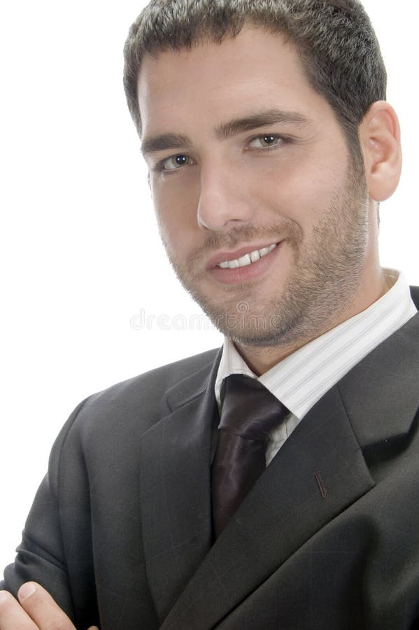 Smart caucasian businessman royalty free stock images