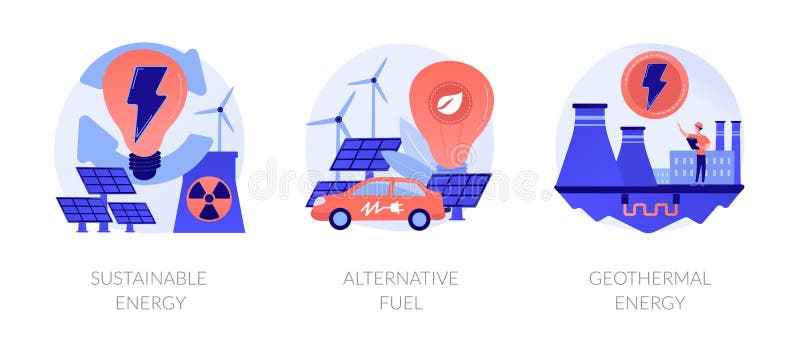Smart energy system vector concept metaphors. vector illustration