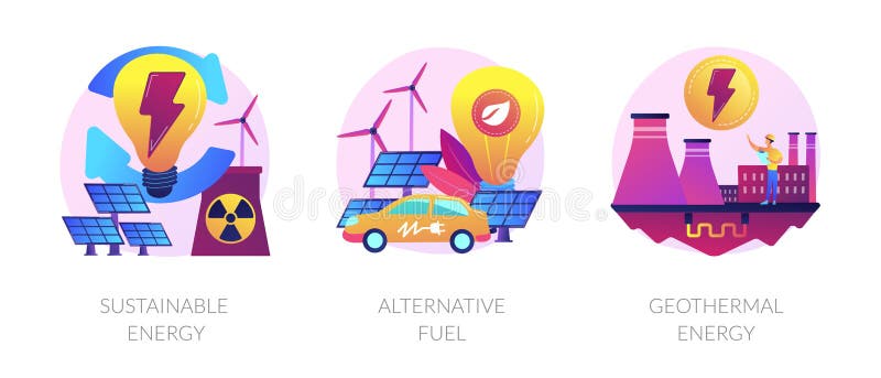 Smart energy system vector concept metaphors. vector illustration