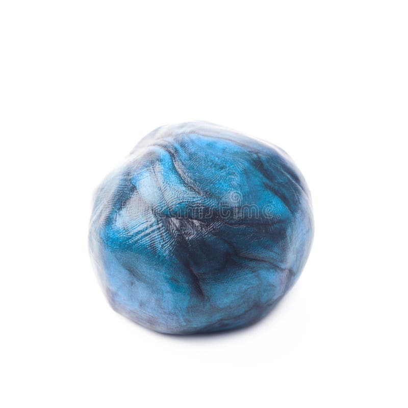 Smart hand putty plastic isolated stock image