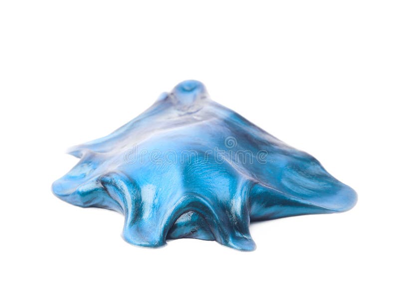 Smart hand putty plastic isolated stock image