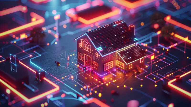 Smart home devices connected to 5G networks can collect data on household energy usage helping individuals track and royalty free stock images