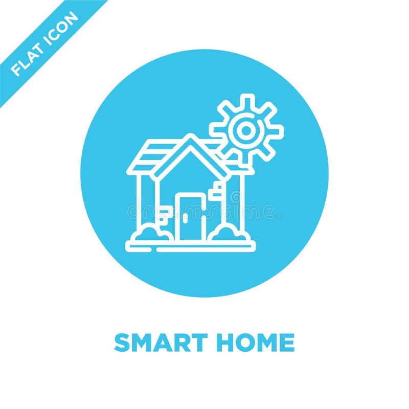 Smart Home Icon Vector From Smart Home Collection Thin Line Smart Home Outline Icon Vector Illustration Linear Symbol For Use Stock Vector Illustration Of Smart Wireless