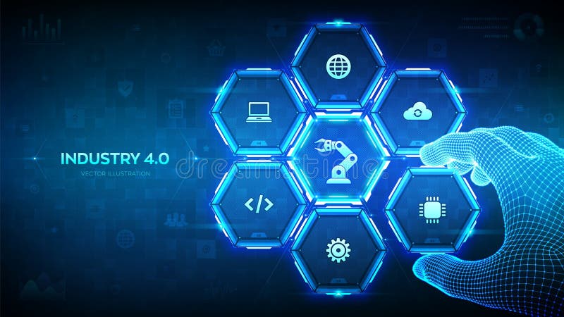 Smart Industry 4.0. Factory Automation. Autonomous Industrial ...