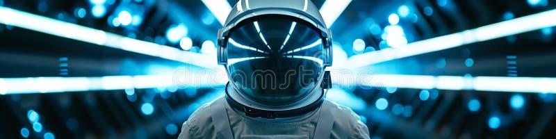 Infrastructură inteligentă bazată pe nanomedicină de învățare aprofundată pentru îmbunătățirea costumelor spațiale, drone aeriene royalty free illustration