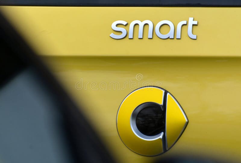 Smart logo, rear badge royalty free stock image Smart logo, rear badge royalty free stock image