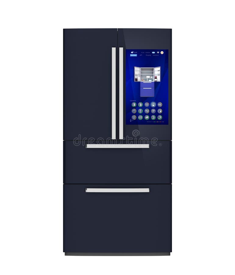 Smart refrigerator concept stock illustration. Illustration of ... Circuit Diagram