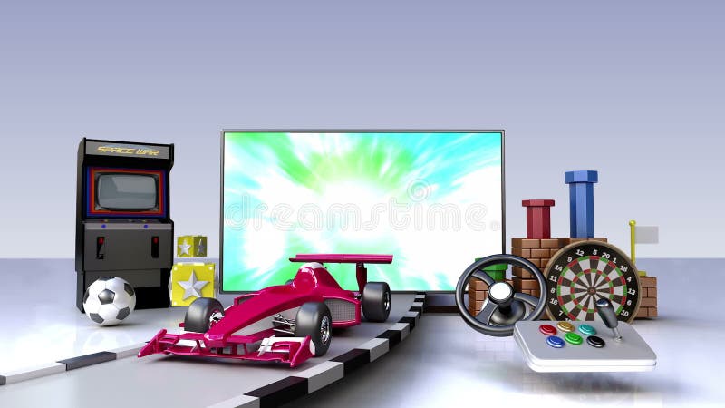 Smart TV, entertainment TV channel contents for Game concept