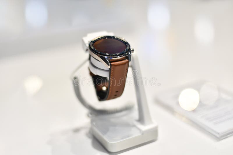 Smart watch in the store stock image. Image of fashion 147546019